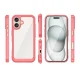 Dėklas Outer Space Case telefonui iPhone 16 Plus su geliu rėmeliu, raudonas
