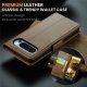Google Pixel 9 Pro XL CASEME Wallet Magnetic Leather Case Cover, Brown