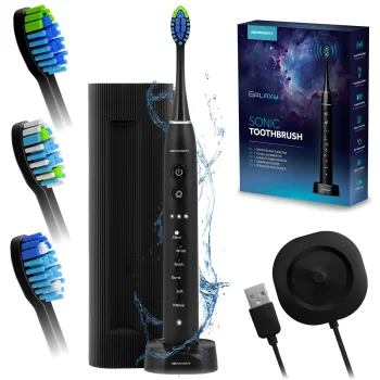 Berdsen Galaxy Sonic Toothbrush, Black