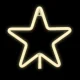 Forever Light FLNE22 LED Neon Star, Warm White
