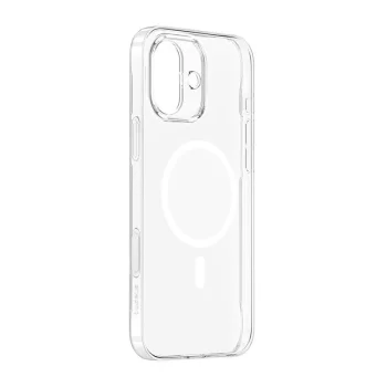 Baseus iP16 TouchButton Magnetic Case for iPhone 16, Transparent