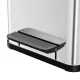 Hailo Öko Duo Plus M Pedal Recycling Bin 18 L (2 x 9 L) Stainless Steel