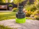 Garden Hose Quick Connector 1/2\" - 3/4\" Tap Adapter DIVODV, Green/Black