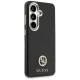 Guess Rhinestone Round Logo MagSafe Case for Samsung Galaxy S26, Black
