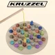 Wooden Magnetic Fishing Game with Accessories, 22 x 22 cm