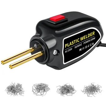 Compact Plastic Welder DA197 with 200 Staples, Black