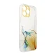 Case for Samsung Galaxy A12 5G Marble Case, Orange Marble