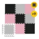 4FIZJO Kids Puzzle Play Mat 90x90 cm, Pink