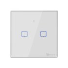 Wall Mounted Smart Light Switch (2-channel) /WiFi/ RF 433 Sonoff T2 EU TX