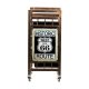 Gabbiano 8-139 Hairdressing Trolley, Antique Gold