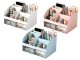 Desk and Makeup Organizer with Drawers for Cosmetics and Stationery