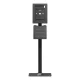 Maclean MC-924 B Tablet Floor Stand 12.4\"-13\", with Lock, Black