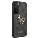 Guess GUHCS22S4GMGGR S901 S22 pelēks cietais futrālis 4G Big Metal Logo | grey hardcase