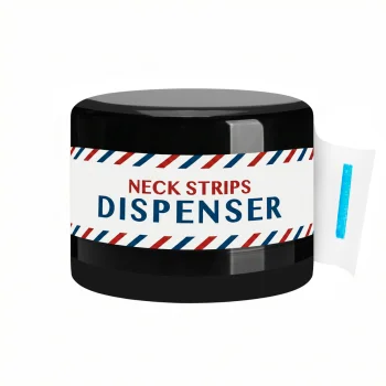Hairdressing Paper Neck Collar Dispenser Box Black