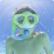 Bestway 24035-02 Snorkel Set (Mask and Tube), Green