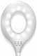 Bakalu KZ1072 LED Desk Lamp with Organizer, White