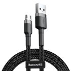 Micro USB Cable Baseus Cafule 2.4A 1m Gray/Black