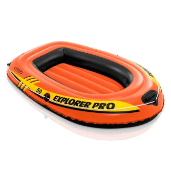 Intex Explorer Pro 50 Inflatable Boat for Kids, 137x85x23 cm, Orange