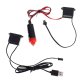 LED Gaismas Lente Apgaismojums Automašīnai Baltā Krāsā, 5m | LED Light Strip Ambient Lighting For Car Red Color