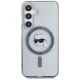 Karl Lagerfeld Button Karl Head MagSafe Case for Samsung Galaxy S25, Black