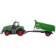 Kruzzel 24850 Remote Control Tractor with Trailer, Green