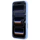 Guess Grained Triangle Logo MagSafe Case for Apple iPhone 18 Pro / 17 Pro, Blue