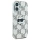 Apple iPhone 16 6.1\'\' Karl Lagerfeld IML Choupette Head Electroplated Cover Case, Clear | Чехол Кейс...