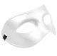 Venetian Masquerade Mask for Carnival Costume Party, White