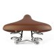 Rockbros 6800S Retro Comfort Bicycle Saddle Brown