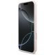 Чехол Guess для iPhone 17 Pro Max Silicone Script Metal Logo MagSafe, розовый