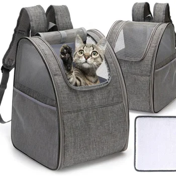 Pet Carrier Backpack for Cats and Dogs, 30x28x42 cm