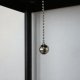 Floor Lamp with Shelves Standing Reading Light E27, 160cm, black