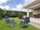 Zero Gravity Garden Sun Lounger MultiGarden with Adjustable Canopy, Blue