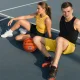 4Fizjo Falcon Basketball, Size 7, Orange