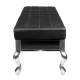 Gabbiano F011 Waiting Room Sofa, Black