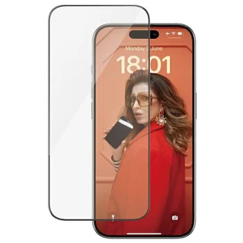 PanzerGlass Ultra-Wide Fit Tempered Glass for iPhone 15 Pro with Positioner