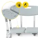 4Fizjo 1955 Wide Shower and Bath Chair with Backrest