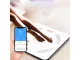 Analytical Bathroom Scales with Bluetooth, Glass, 180kg, White