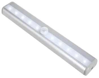 Wireless 10 LED Light with Motion Sensor, White