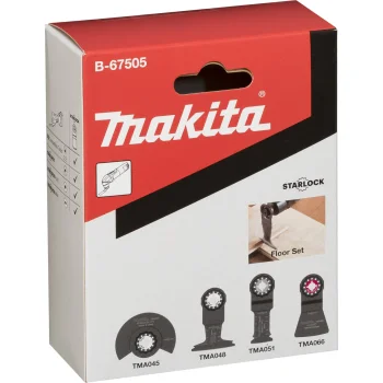 Makita B-67505 Multi-Tool Floor Accessory Set, 4-Piece, Starlock