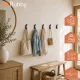 Ruhhy Wall Coat Hooks Matte Black 5 Pcs