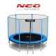 Neo-Sport Garden Trampoline 183 cm (6ft) with Outer Net and Ladder