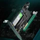 Ugreen expansion card adapter PCIe 3.0 x4 to SSD M.2 M-Key / M.2 B-Key black (CM302)