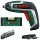 Bosch IXO 7 Level Set Cordless Screwdriver with Spirit Level, 3.6 V, 2.0 Ah