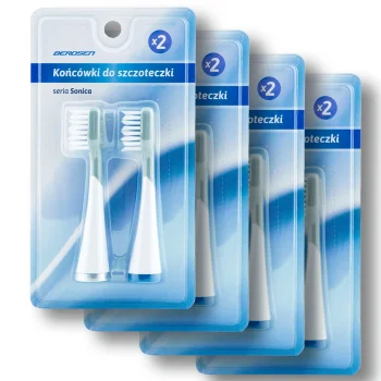 Berdsen Sonic Toothbrush Replacement Heads B1 / B2, 8 pcs