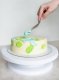 Cake Making Turntable Rotating Decorating Platform Stand Display with Pastry Spatulas