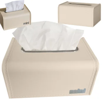 Elegant Tissue Box Dispenser with Spring Support