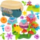 Kruzzel 00026331 Garden Building Blocks for Kids, 139 Pieces