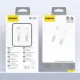 Dudao L25SX 30W USB-C to Lightning Cable 2m, White