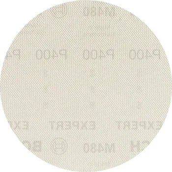 Bosch Expert M480 Sanding Nets, 125 mm, Grit 400, 5-Pack